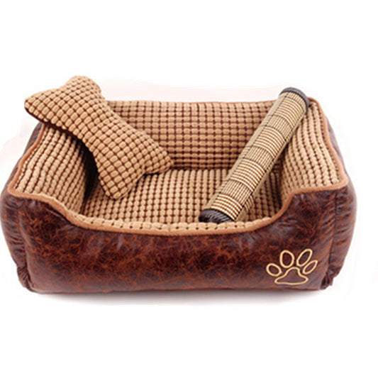 Premium Suede Dog Bed