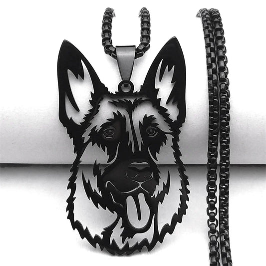 German Shepherd Dog Pendant & Necklace